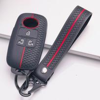 Silicone Key Cover for Toyota Raize Tanto Rex Ativa Daihatsu Rocky Tanto Subaru Rex with Keychain Honeycomb Texture Wear Resistant Key Fob Protector juoda