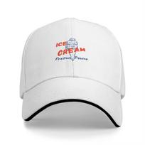 Ice Cream Frozen Power Graphic Print Baseball Cap Casual Adjustable Polyester Hat Unisex One Size