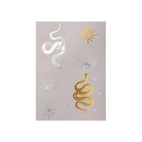 Butterfly Snake Bronzing Henna Tattoo Stickers Mehndi Stickers Body Art Sticker  Girls Style A