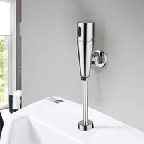 Modern Chrome Wall-Mounted Lavatory Urinal Flush Automatic Sensor Faucet Toilet Taps for Bathroom