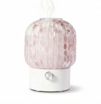 MULIN ultragarsinis aromatų difuzorius, 100 ml, rankomis pūstas stiklas, 7 spalvų LED, be BPA