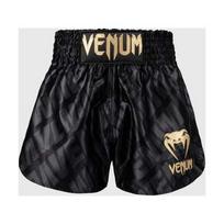 Venum Contender XT Muay Thai šortai, juodi/auksiniai