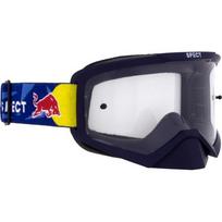 Motokroso akiniai Red Bull Spect Evan, matiniai mėlyni, skaidrūs lęšiai