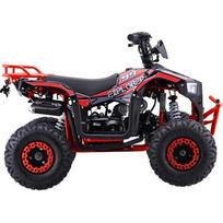 Keturratis benzininis 110CC Explorer, raudonas