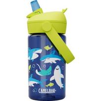 Vaikiškas gertuvė Thrive Flip Straw 0,4 l Sharks and Rays