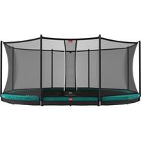 BERG Grand Favorit InGround 520 batutas, žalias + apsauginis tinklas Comfort