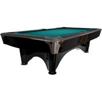 Biliardo stalas Pool Dynamic IV, blizgus juodas, 8 pėdų, Simonis 760 mėlynai žalias