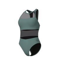 Moteriškas maudymosi kostiumėlis Mesh Panels Vent Back, šalavijų, 38 - 600
