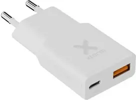 Xtorm Go2 Series SlimLine Wall Charger 33W 1x USB-C 1x USB-A White
