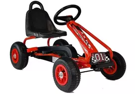 LEAN TOYS G201 Pedal Go-Kart Red