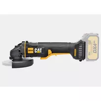 CATERPILLAR belaidis kampinis šlifuoklis DX314B be akumuliatoriaus 18V 125mm bešepetėlis