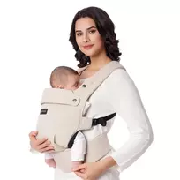 MOMCOZY BC001 Nešiojimo krepšys kūdikiams nuo naujagimio iki mažylio, medvilninis, chaki