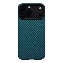 PITAKA Ultra-Slim MagSafe Case for iPhone 17 Pro Black/Blue Twill