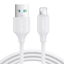 Joyroom S-UL012A9 Lightning Laidas 2m Baltas 2.4A USB-A į Lightning Įkrovimui ir Duomenų Sinchronizavimui