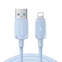JOYROOM S-AL012A14 2.4A USB to Lightning laidas, 1,2 m, mėlynas