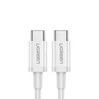 UGREEN US264 USB-C to USB-C Cable 1m White 100W PD QC AFC