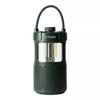 „Pure Woodland Glow“ vandeniui atsparus lauko garsiakalbis su LED lempa, žalias