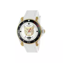 Gucci Dive Vyriškas Laikrodis YA136322 40mm Nerūdijantis Plienas Juodas Ciferblatas Guminis Dirželis