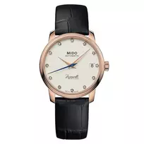 MIDO Baroncelli moteriškas automatinis laikrodis M027207362660 33mm Rožinis auksas PVD