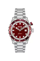 BOSS Vyriškas Laikrodis 1514179 42mm Nerūdijančio Plieno Mėlynas Ciferblatas Chronografas