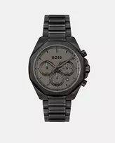 BOSS vyriškas Skymaster chronografinis laikrodis 1514016 44mm nerūdijantis plienas mėlynas ciferblatas