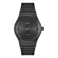 BOSS Vyriškas Laikrodis 1514120 Skymaster 40mm Mėlynas Ciferblatas Ruda Odinis Dirželis