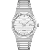 BOSS Vyriškas Laikrodis 1514186 41mm Nerūdijantis Plienas Mėlynas Ciferblatas Chronografas