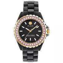 Philipp Plein The Skull moteriškas laikrodis 38mm nerūdijantis plienas juodas silikonas PWPPA0324