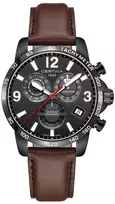 CERTINA DS Action Diver Automatinis Vyriškas Laikrodis 42mm Rožinio Aukso PVD Ruda Odinė Apyrankė C034654360570