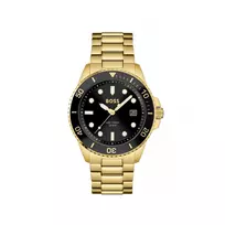 BOSS Vyriškas Laikrodis 1513917 43 mm Nerūdijančio Plieno Mėlynas Ciferblatas Chronografas