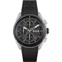HUGO BOSS Skymaster Vyriškas Chronografo Laikrodis 1513953 44mm Nerūdijančio Plieno Mėlynas Ciferblatas