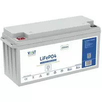 VOLT POLSKA Lithium Iron Phosphate LiFePO4 Battery 12.8V 200Ah 200A
