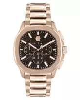 Philipp Plein The Skeleton Men's Quartz Watch PWSAA0623 44mm Black Silicone Strap