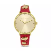 Daisy Dixon Women's DD133PG Analogue Quartz Watch 38mm Rose Gold Pink Faux Leather