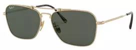 Ray-Ban RB8136M914358 Vyriški Akiniai Nuo Saulės, Matinė Juoda, Kvadratinis Rėmelis, Pilki Stiklai, 58/15/140 mm