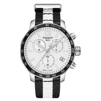 TISSOT T-Sport PRC 200 Chronograph laikrodis 42mm mėlyna gumos juosta T095417170371