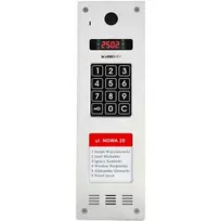 Laskomex CP-2533NR-040 Siauras vertikalus audio skydelis, nerūdijantis plienas, su RFID skaitytuvu