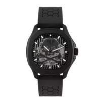Philipp Plein The Skeleton Automatinis Vyriškas Laikrodis PWRAA0923 42mm Juodas Silikonas