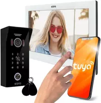 EURA VDP-99C5 vaizdo domofonas su 7 colių jutikliniu ekranu, WiFi, RFID, Tuya, baltas