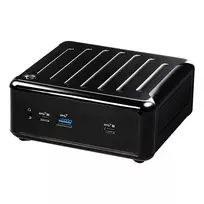 ASRock 4x4 BOX-4800U Barebone Mini PC, AMD Ryzen 7 4800U, 2x DDR4 SO-DIMM, 2x 2.5GbE, Wi-Fi 6, Black