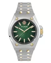 Vyriškas laikrodis Philipp Plein PWPMA0224 43mm juodas ciferblatas silikoninis dirželis