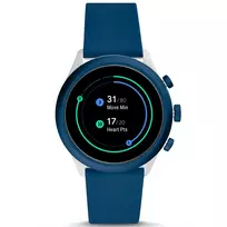 Fossil FTW4036 Gen 5 Smartwatch 44mm Nerūdijančio Plieno Dėklas Silikoninis Dirželis Wear OS