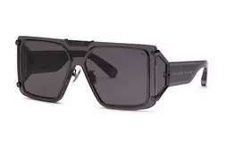 Philipp Plein SPP096M990I86 Vyriški Aviatoriaus Stiliaus Saulės Akiniai
