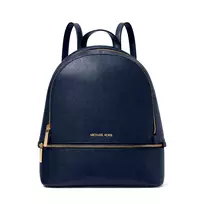 Michael Kors Grab Backpack Navy Saffiano Leather Women's 30x26x13 cm