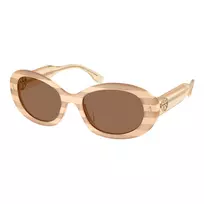 Moteriški Tory Burch akiniai nuo saulės TY7214U318173 Vėžlio kiauto acetatas Rudi gradientiniai 53mm