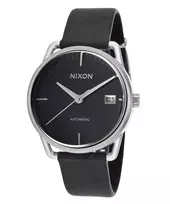 Nixon Time Teller vyriškas laikrodis A199-000-00 39mm juodas ciferblatas juoda nerūdijančio plieno apyrankė