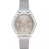 HUGO BOSS Purity Moteriškas Laikrodis 1502638 38mm Nerūdijantis Plienas Sidabrinis