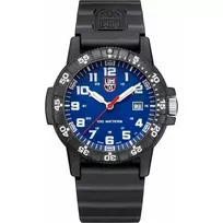Luminox vyriškas laikrodis XS.0323.L 44mm Šveicariškas kvarcinis su mėlynu ciferblatu ir juodu guminiu dirželiu