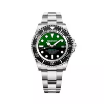 BOBROFF MAN BF002 Analoginis kvarcinis rankinis laikrodis 44mm juodas odinis dirželis