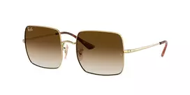 Ray-Ban RB1971-914751 Square 1971 Akiniai - Poliruoto Aukso Rėmelis, Rudas Gradientinis Stiklas, 54mm